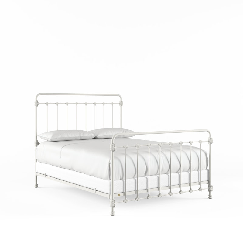 160 Picket Fence Bed | Complete Standard, California King, Matte White