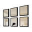 Miroir mural rectangulaire en métal-832967373