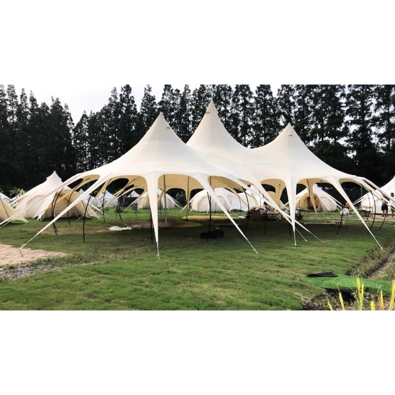 Auvent portable polyvalent - 17 m * 17 m, 45? Espace intérieur, imperméable, abri extérieur bloquant pour les pique-niques et les rassemblements Résistant à l'eau et à l'eau