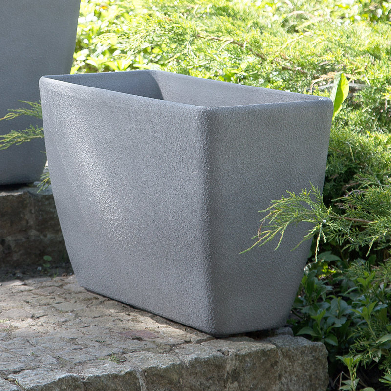 Masontown Pot Planter, Grey, 41cm H x 60cm W x 27cm D