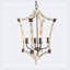 Lustre empire unique à 4 lumières Gardin