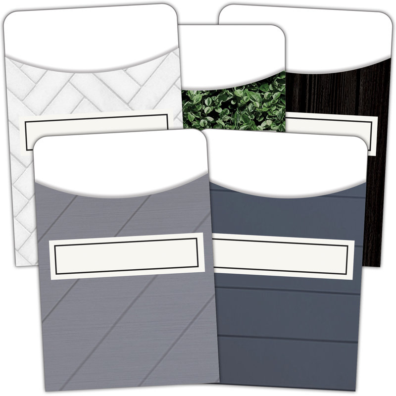 Pochettes de bibliothèque Modern Farmhouse