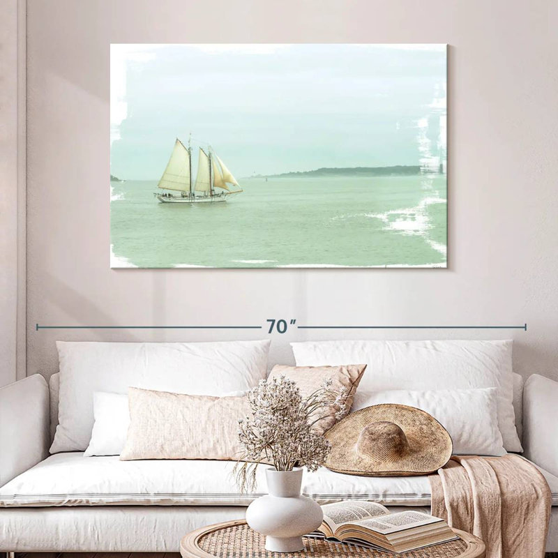 Mehar Sailing On The Bay, 32" H x 48" W