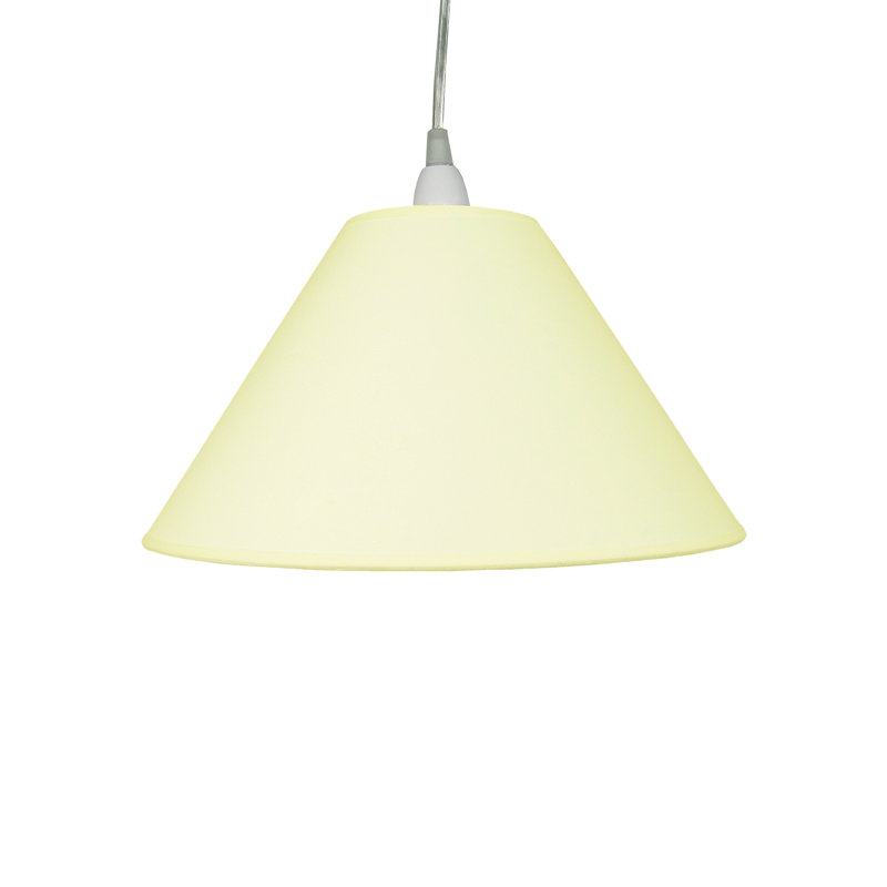 16cm H Cotton Empire Lamp Shade ( Screw On ), Cream