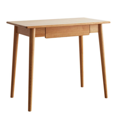 100% solid wood natural wood computer desk study desk oak natural wood PC desk work desk