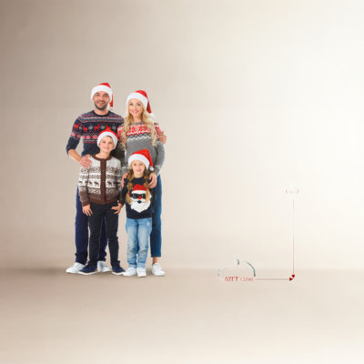Artificial Christmas Tree with Foldable Metal Base