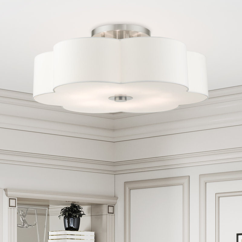 Plafonnier semi-encastré 6 lumières 28 po Chelsea