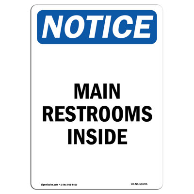 Panneau principal à l'intérieur des toilettes