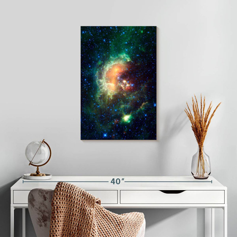 Oberle Sparkling Tadpole Nebula, 24" H x 16" W