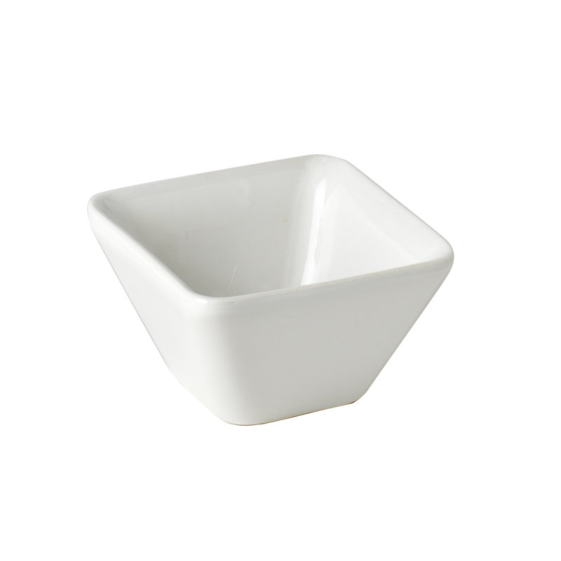 White Rectangular Ceramic 6-Piece Serving Set