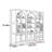 American style all solid wood bookcase