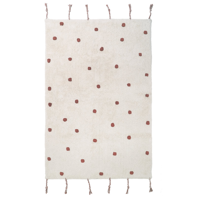 Cobden Hand Tufted Cotton Beige/Black Rug