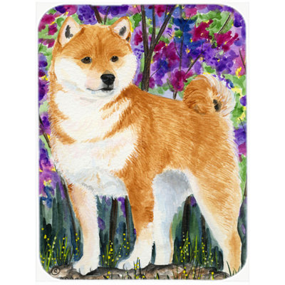 East Urban Home Shiba Inu Glass Cutting Board