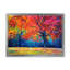 «Vibrant Red Tree in Autumn Landscape», peinture sur toile-59757546-59757549