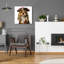 «Fluffy» par Sean Parnell, art mural en verre acrylique-77916322