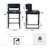 Faux Leather Upholstered Counter Bar Stool (Set of 2)-1244729689-1244846697