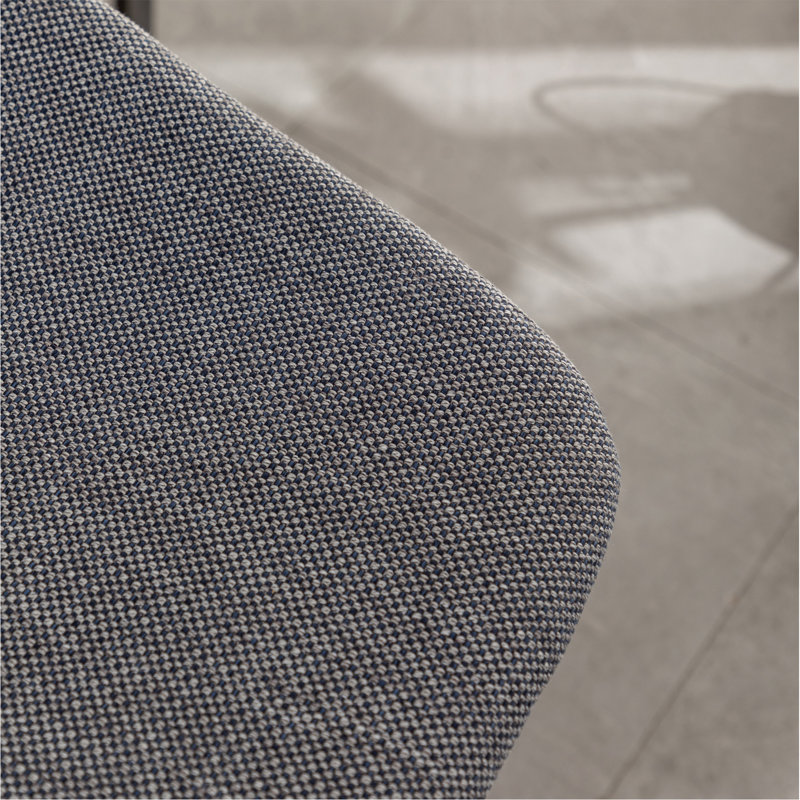 Ensemble de 2 tabourets à hauteur de comptoir en tissu 28,25 po, Gris