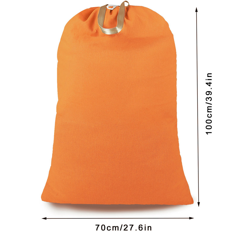 Sac à linge en tissu, Orange