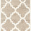 Tapis blé / beige à motif géométrique Ammundsen-1801639292