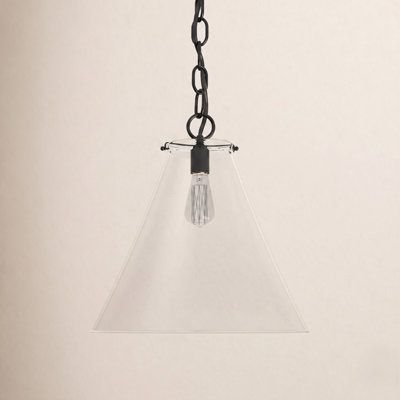 Catryn Single Light Glass Dimmable Pendant