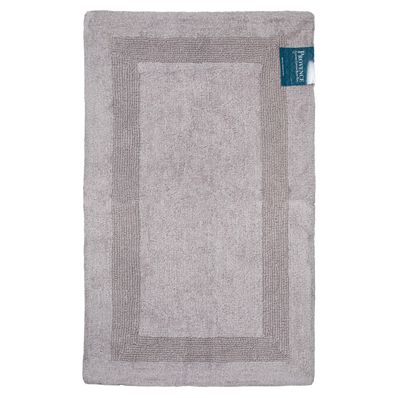 Tapis pour salle de bain Provence, L 20 po x L 32 po, gris