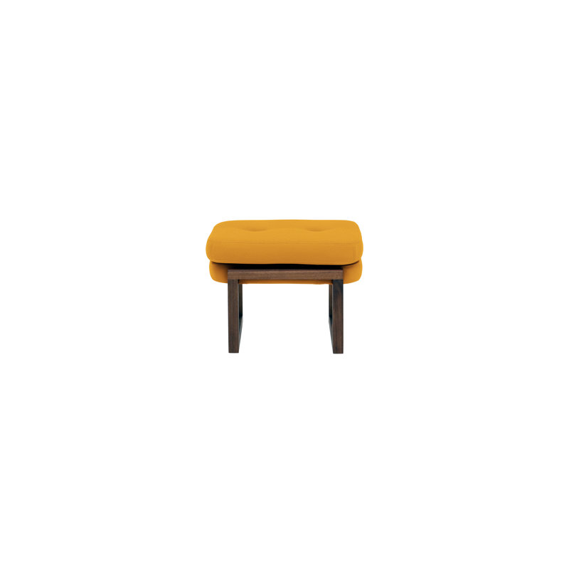 Melinda Upholstered Bench, 18" H x 24" W x 22" D, Yellow