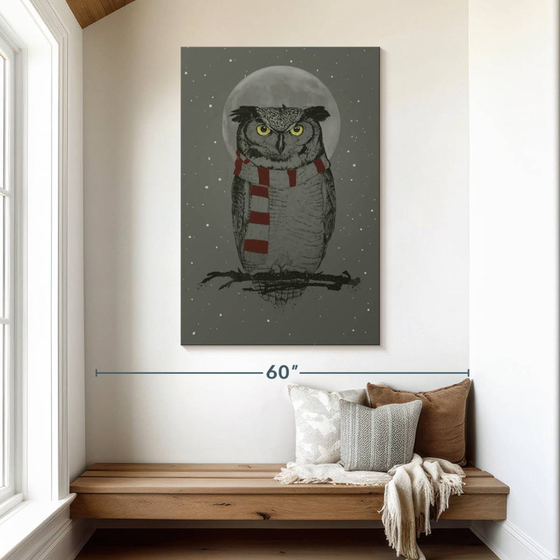 Hibou Brampt, H 48 po x l 32 po