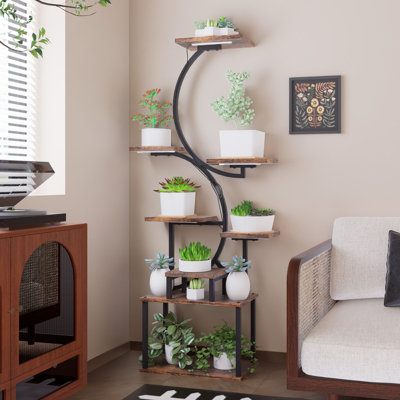 8-Tiered Indoor Plant Stand With 5 Grow Lights by Trent Austin Design