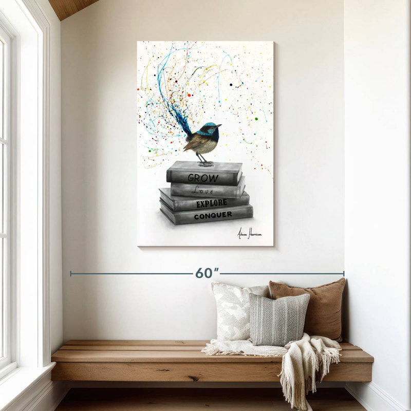 Brampt Building Books, 45" H x 30" W
