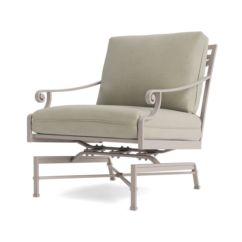 Venetian Outdoor Lounge Chair, Fusion Charcoal, Dove Smooth