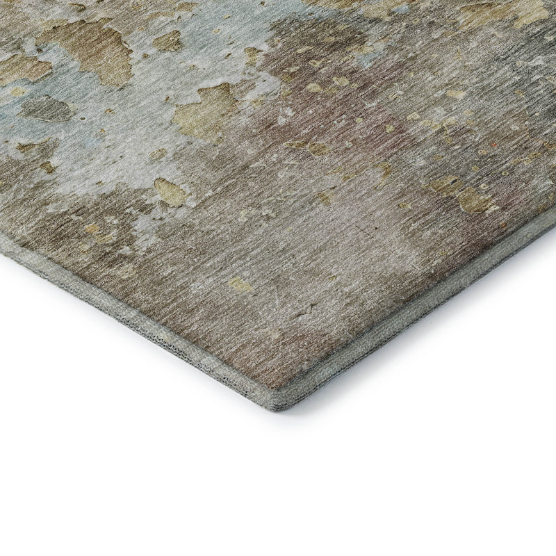 Premium Machine Washable Barry AMF1234 Abstract Rug, Runner 2'3" x 7'6"