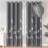 Blackout Curtains 2 Panels Window Curtain Panels With Palm Tree Pattern Light Blocking Curtains For Living Room Sliding Glass Door, 52Wx108l-112490756