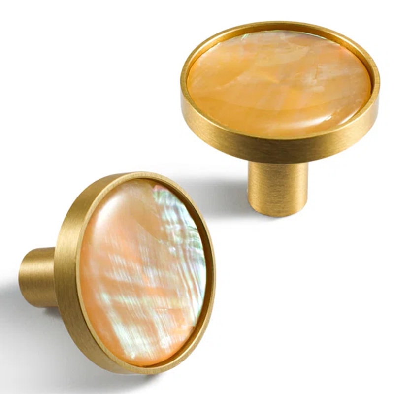  Paquet multiple de boutons de 1-5 / 16 po de diamètre, Noir / Blanc / Doré