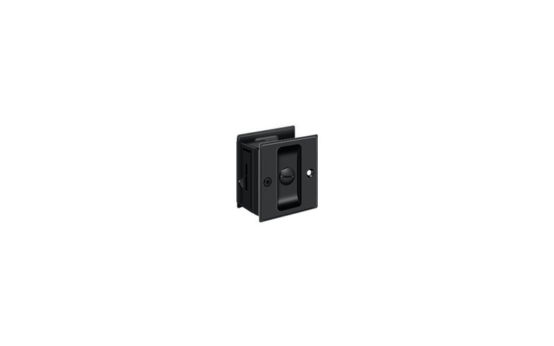 Brass Pocket Door Hardware, Black