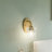 1 - Light Brass Dimmable Steel Armed Sconce-1865844063