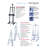 Testrite Folding Adjustable Metal Tripod Easel