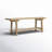Larisa Frony Console Table-Distressed Light Oak