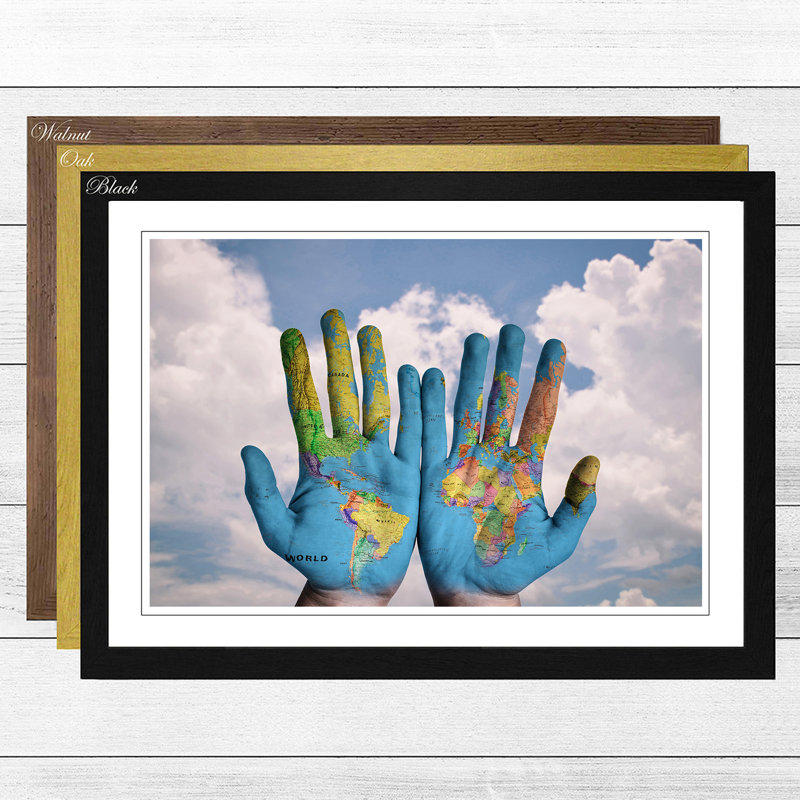 Single Picture Frame Print, Black