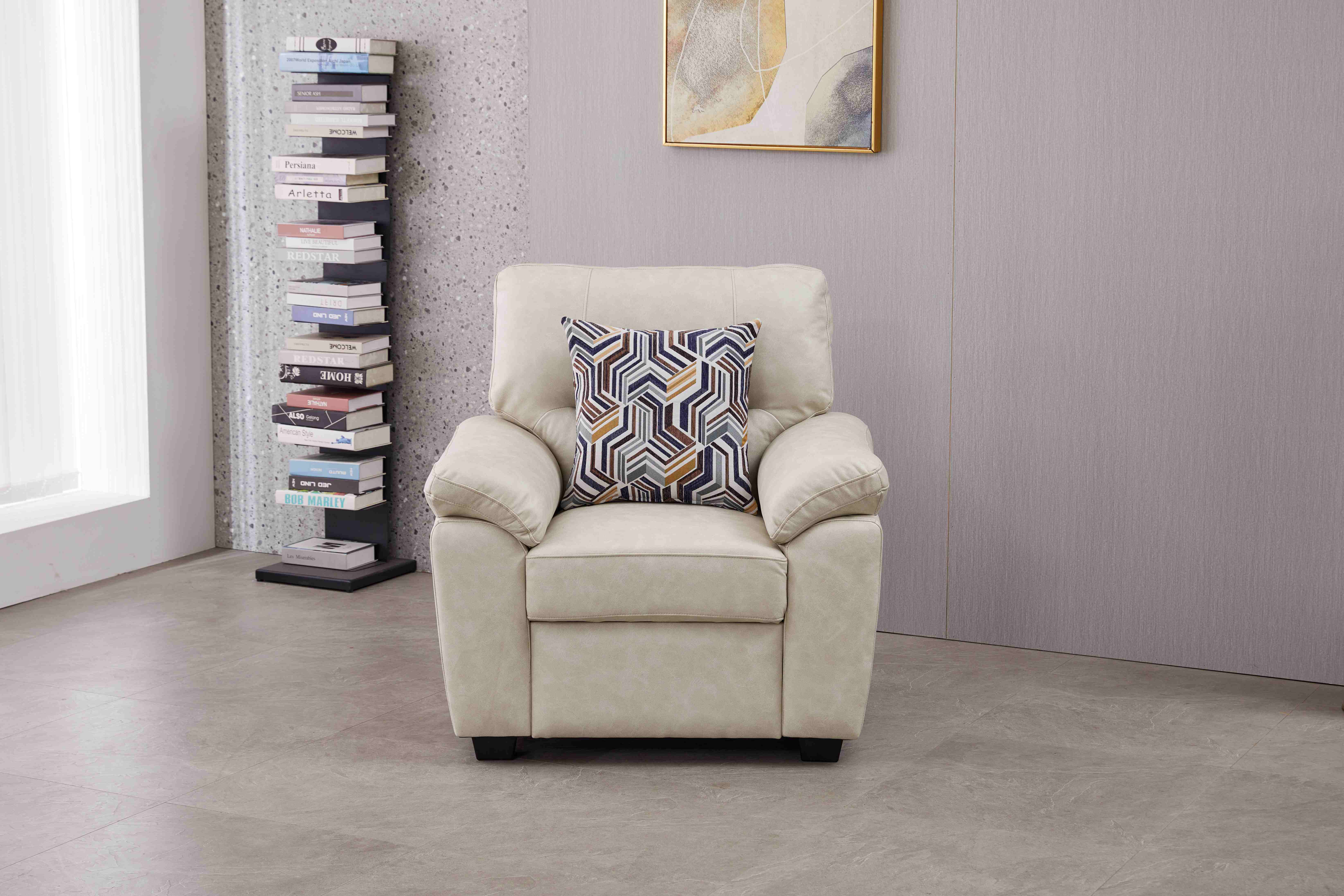 Ebern Designs 36.8'' Wide Faux Leather Chair & Reviews - Wayfair Canada