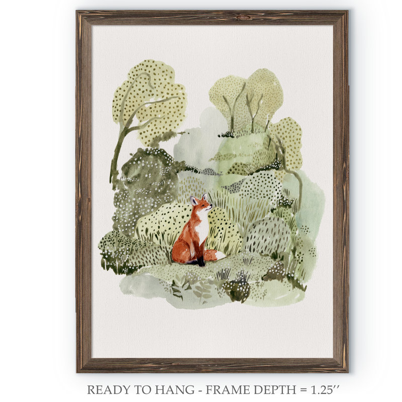 « fox glen i » par paul cezanne-reproduction d’art sur cadre photo, H 30 po x l 22 po x P 1,25 po, Pas de tapis