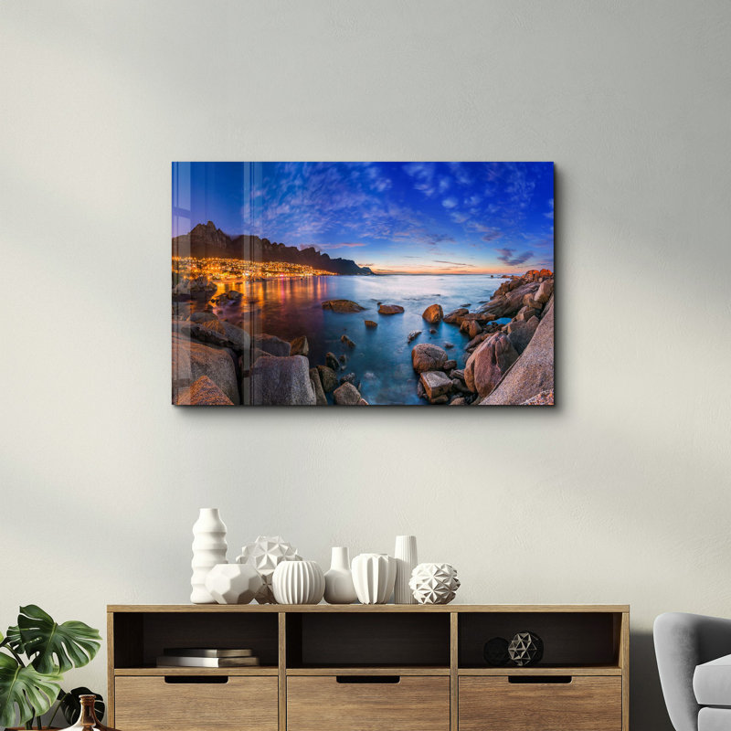 Peinture décorative en verre trempé
