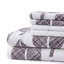 Ensemble de draps en rayonne de bambou toutes saisons 6 pièces Marina avec 4 taies d'oreiller, motif de feuilles colorées modernes-31103488