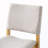 Upholstered Stackable Dining Chairs Set of 4 Linen Fabric Seat Backrest, Solid Wood Frame for Modern and Rustic Interiors-423690667-421917458