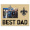 New Orleans Saints Bright Line - Best Dad Clip Frame