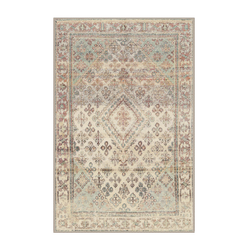 Tapis beige / gris Sven, Rectangle 5 pi x 7 pi