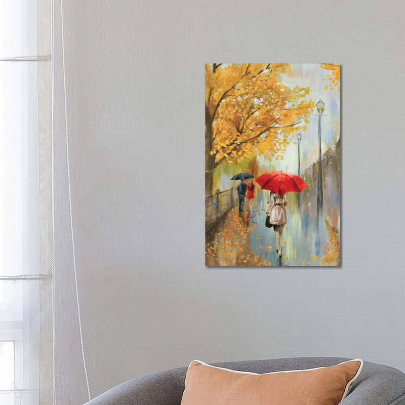 Across The Avenue by Allison Pearce - Painting on Canvas, 66.04 cm H x 45.72 cm W x 1.91 cm D, Wrapped Canvas