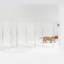 Hiddin Clear Tall Zig Zag Wall Mounted Pet Gate-68771401-111684865