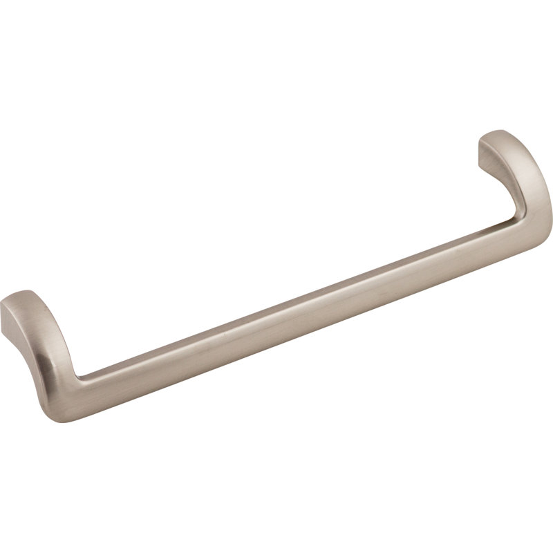 Kentfield Drop Handle, 7 9/16" Center to Center, Brushed Satin Nickel