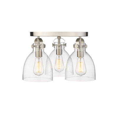 Smeltertown Glass Flush Mount