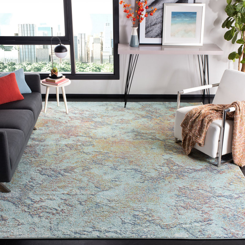 Tapis abstrait Kenia Performance, Rectangle 8 pi x 10 pi